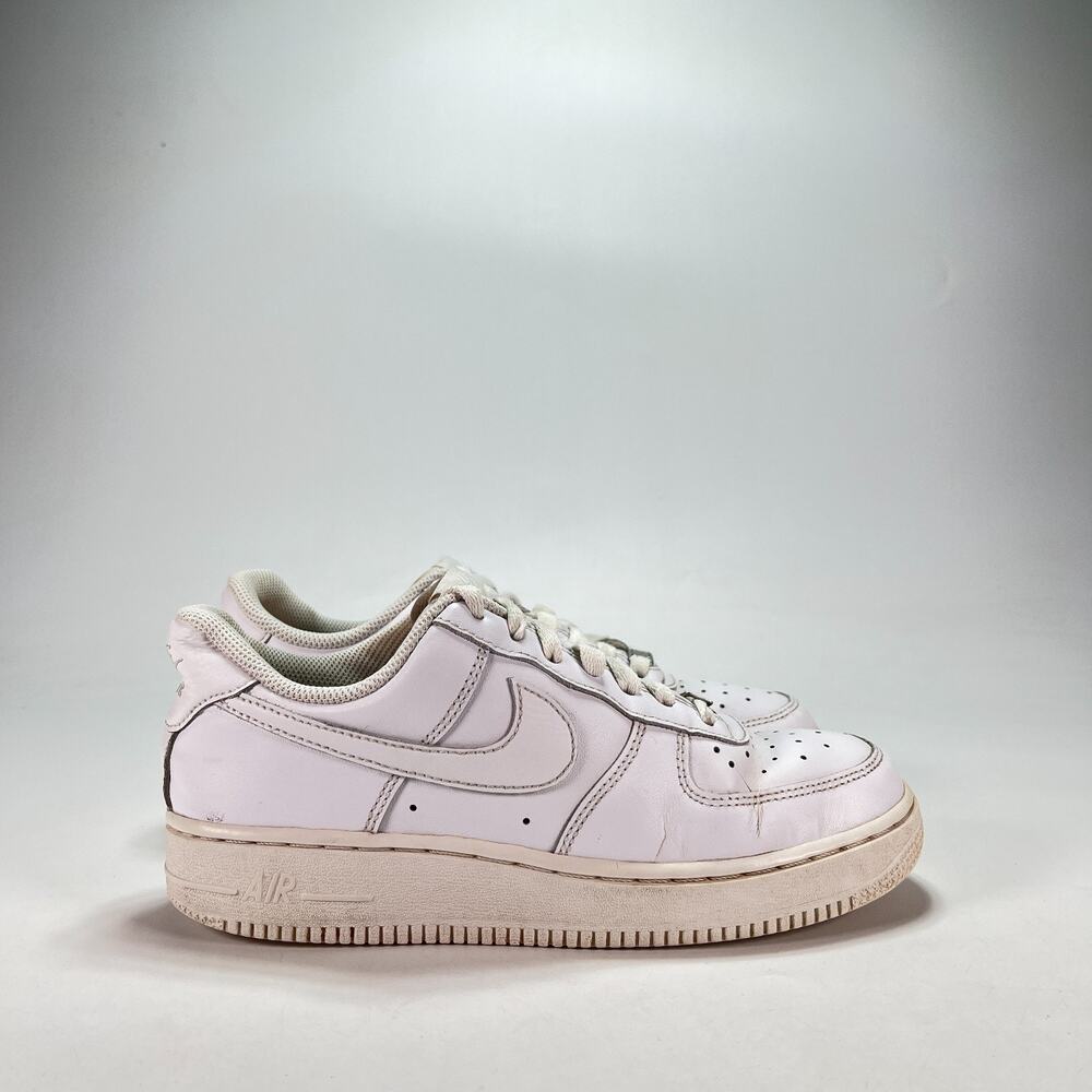 Nike Air Force 1 Low White Leather Athletic Shoes DD8959-100 Women's Size 7.5